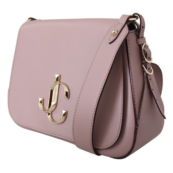 JIMMY CHOO Varenne Mauve Leather Shoulder Bag - Picture 2 of 7